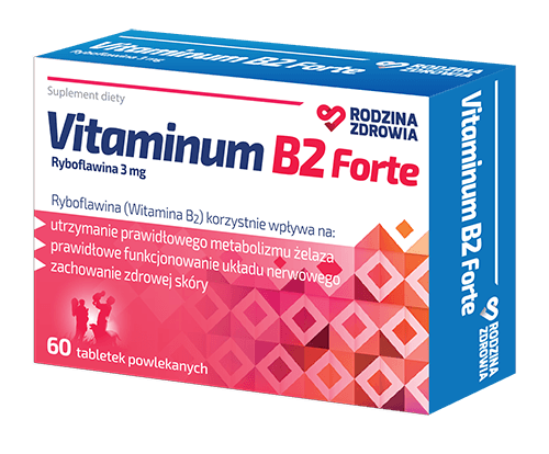 Rodzina Zdrowia Vitaminum B2 60 tabletek powlekanych