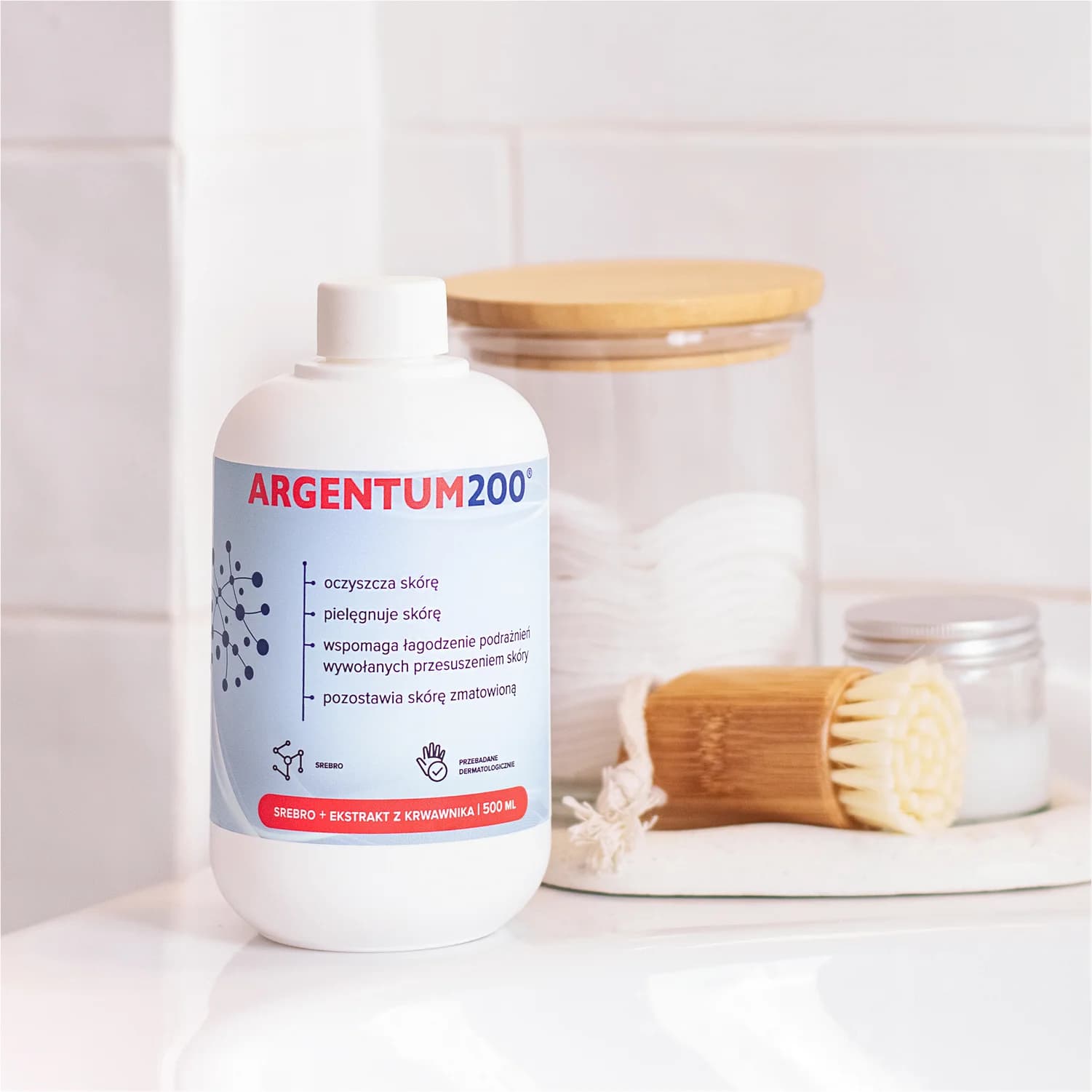 Argentum 200 tonik na skórę 500 ml