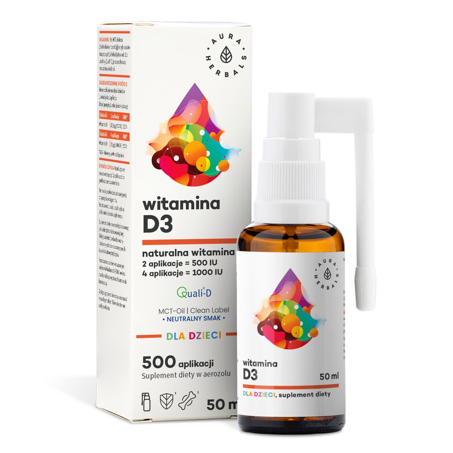 Witamina D3 MCT dla dzieci spray 50 ml