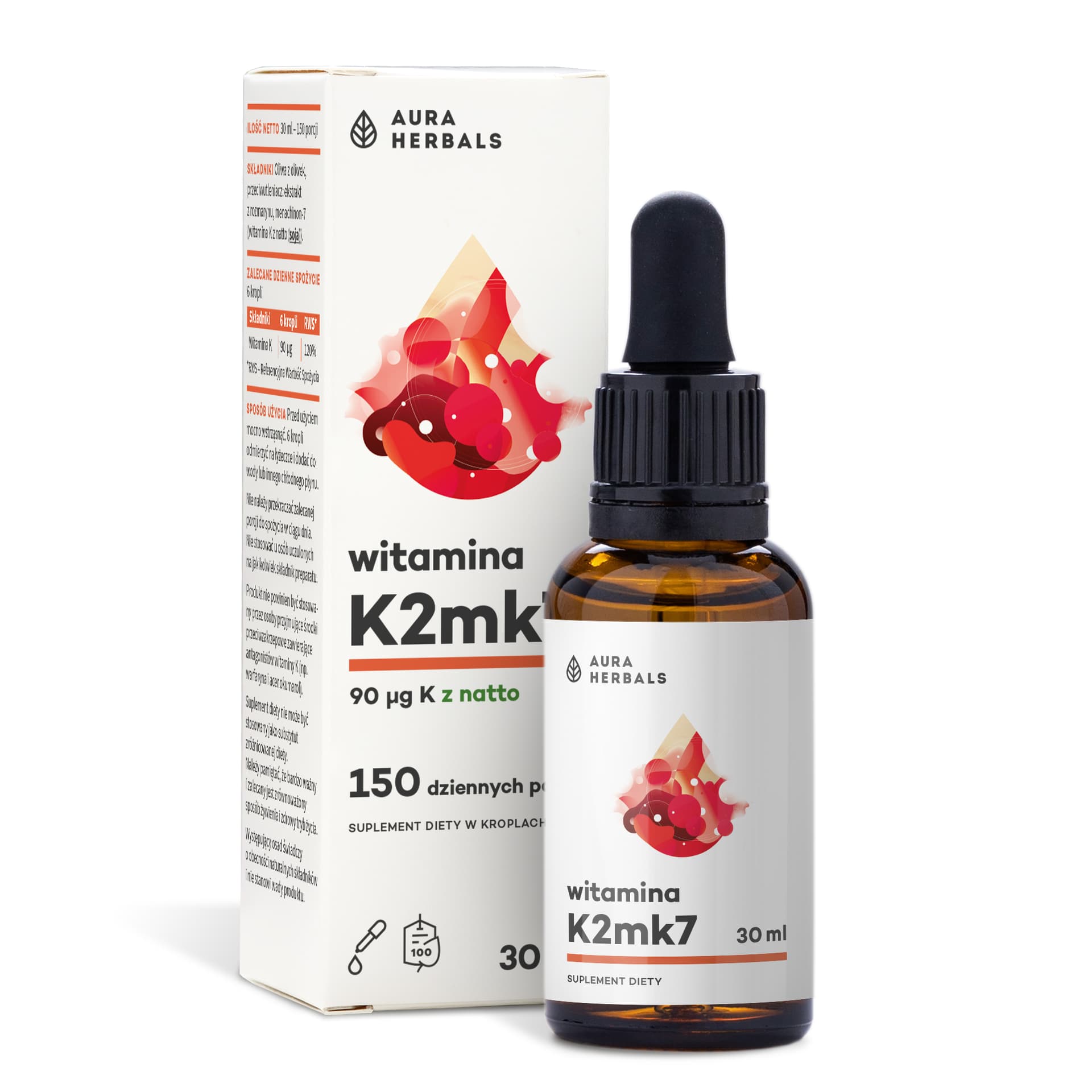 Witamina K2 MK7 płyn 30 ml