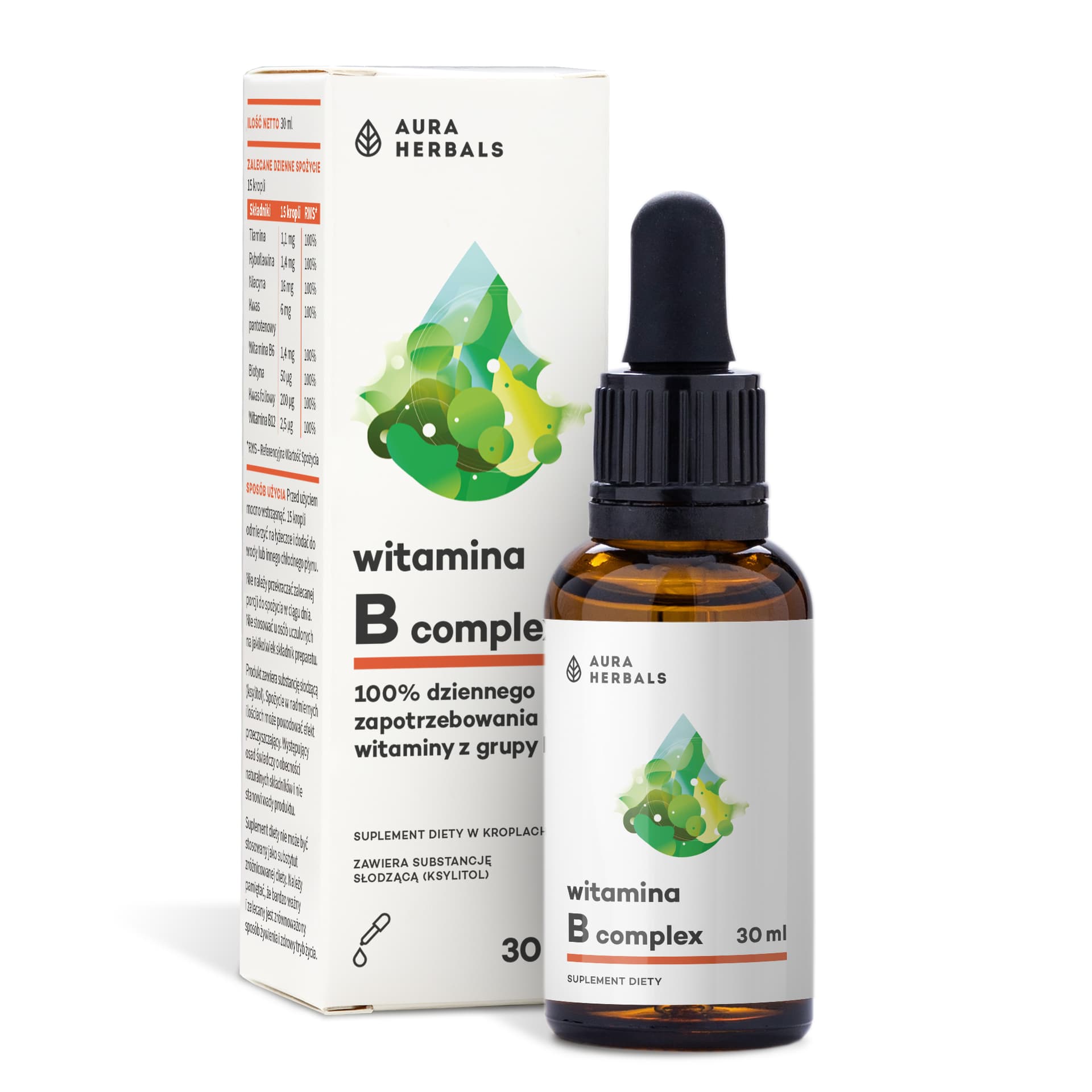 Witamina B Complex krople doustne 30 ml