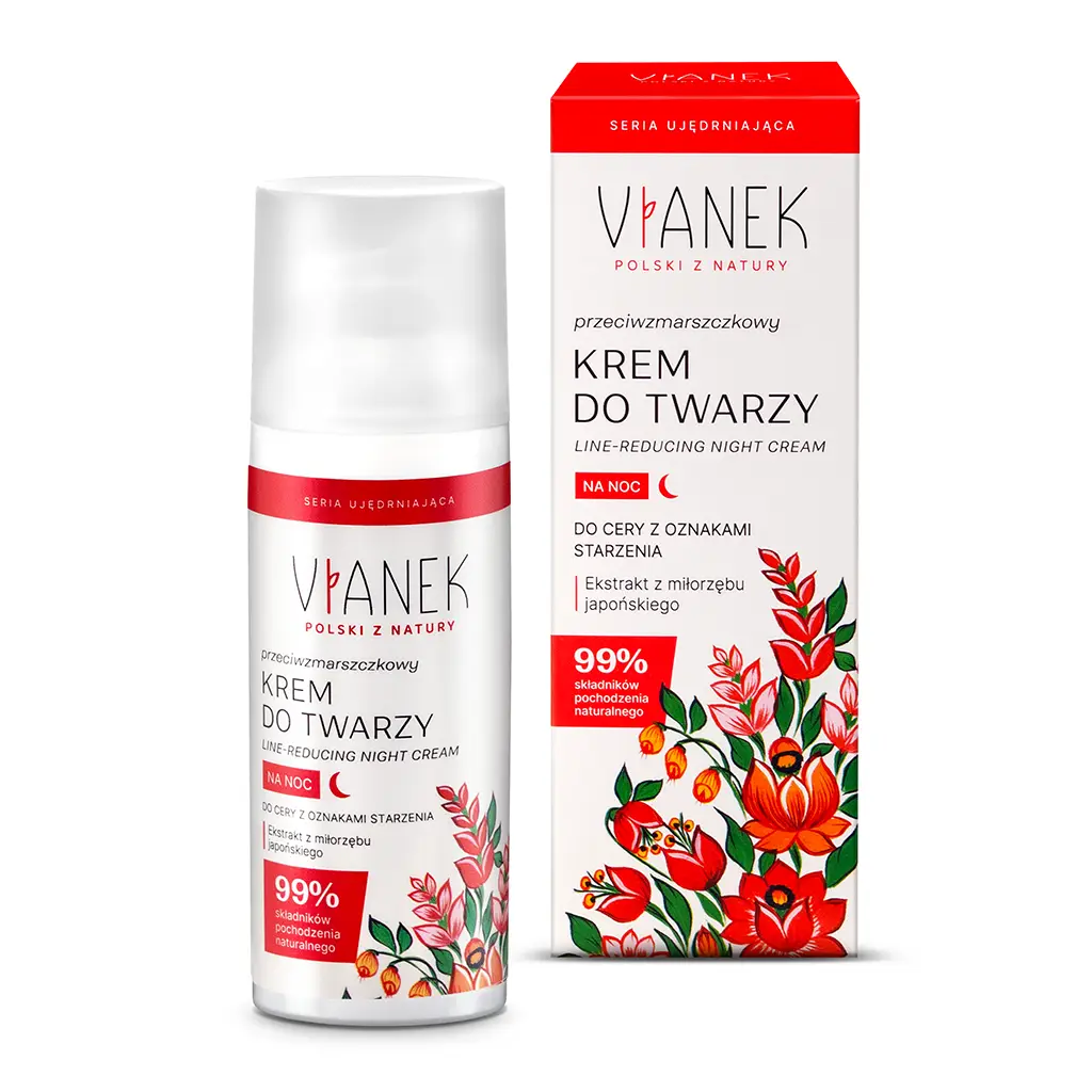 Vianek Krem przeciwzmarszczkowy do twarzy na noc 50 ml