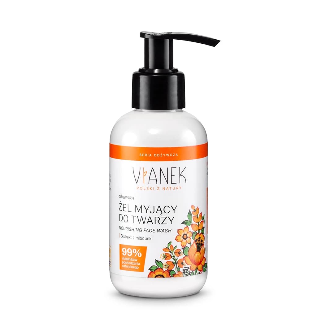 Vianek Żel myjący do twarzy odżywczy 150 ml