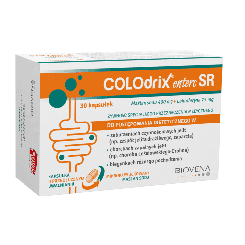 Colodrix entero SR 30 kapsułek o przedłużonym uwalnianiu