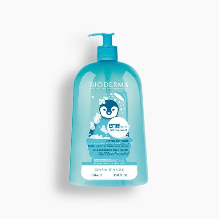 Bioderma Abcderm Moussant żel myjący dla niemowląt i dzieci 1 l