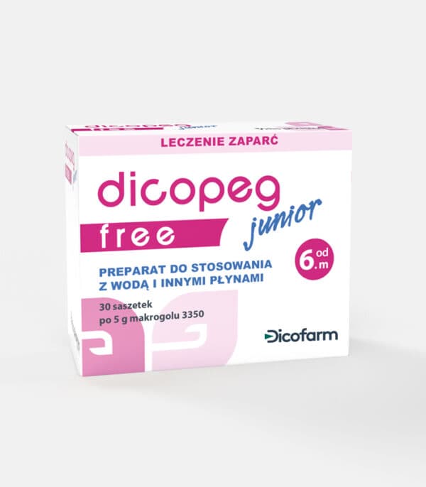 Dicopeg Junior Free proszek do sporządzania zawiesiny doustnej 30 saszetek po 5 g