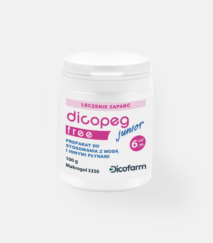 Dicopeg Junior Free proszek do sporządzania zawiesiny doustnej 100 g