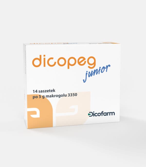 Dicopeg Junior proszek do sporządzania zawiesiny doustnej 14 saszetek po 5 g
