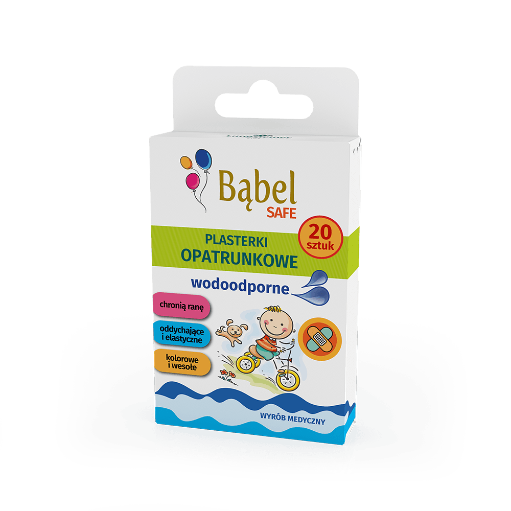 Bąbel Plasterki opatrunkowe 20 sztuk
