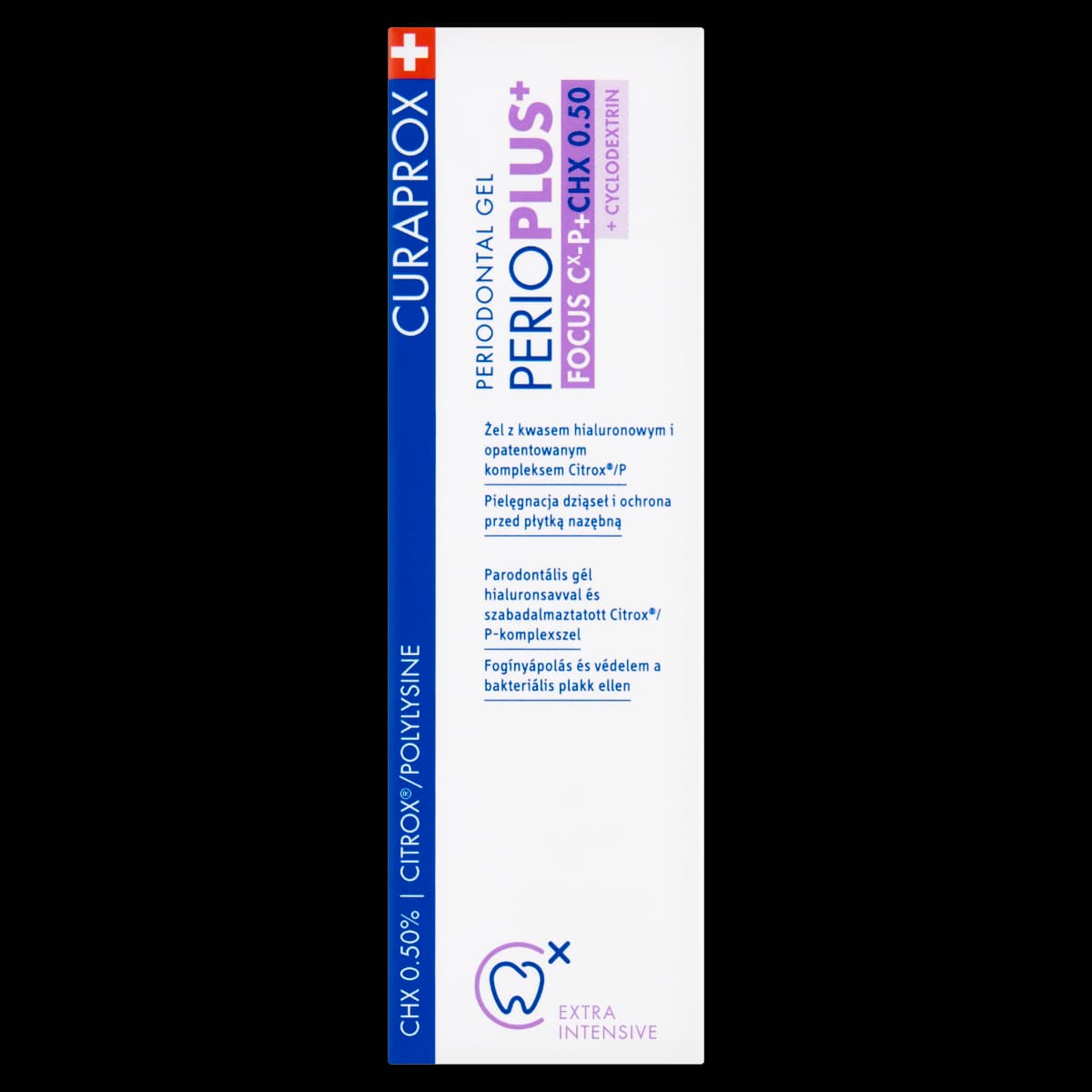 Curaprox perio plus+ focus żel z chlorheksydyną 0,5% 10 ml