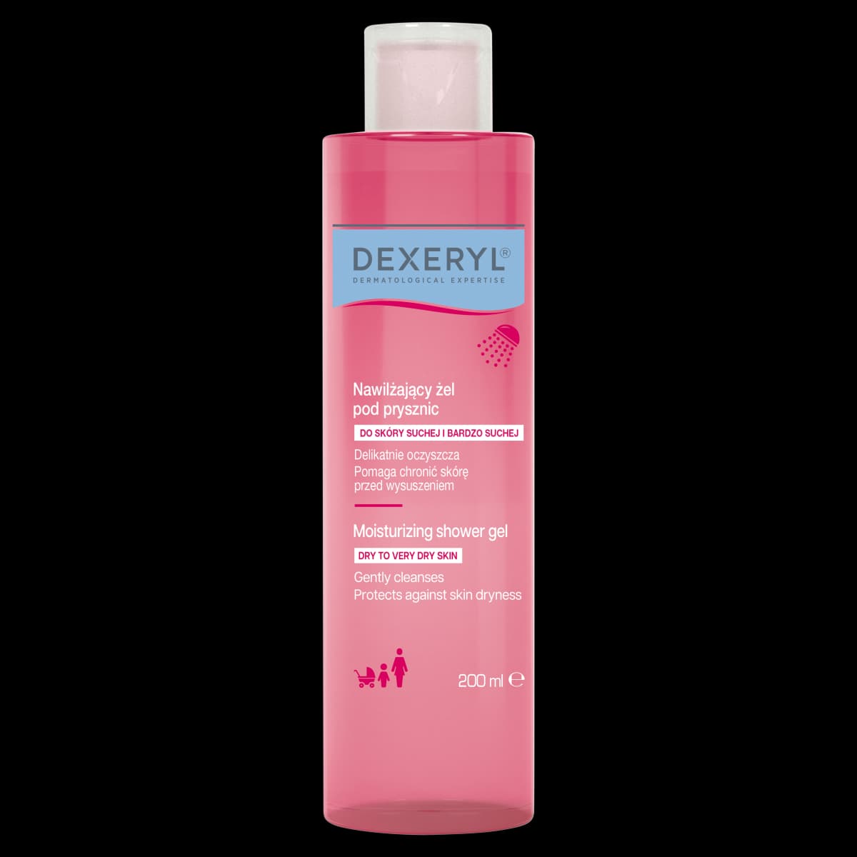 Dexeryl nawilżający żel pod prysznic 200 ml