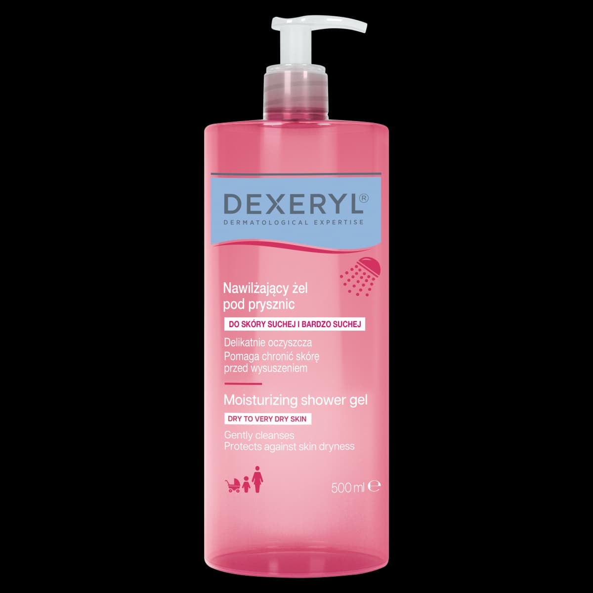Dexeryl nawilżający żel pod prysznic 500 ml