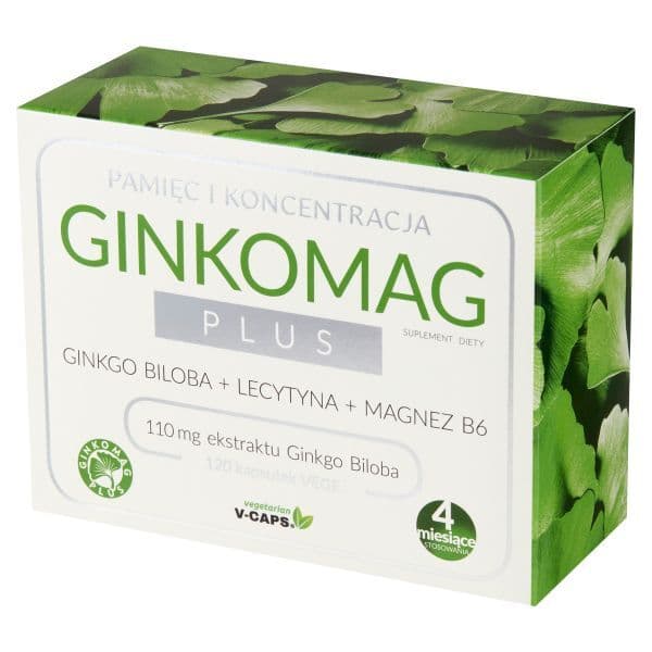 Ginkomag Plus 120 kapsułek