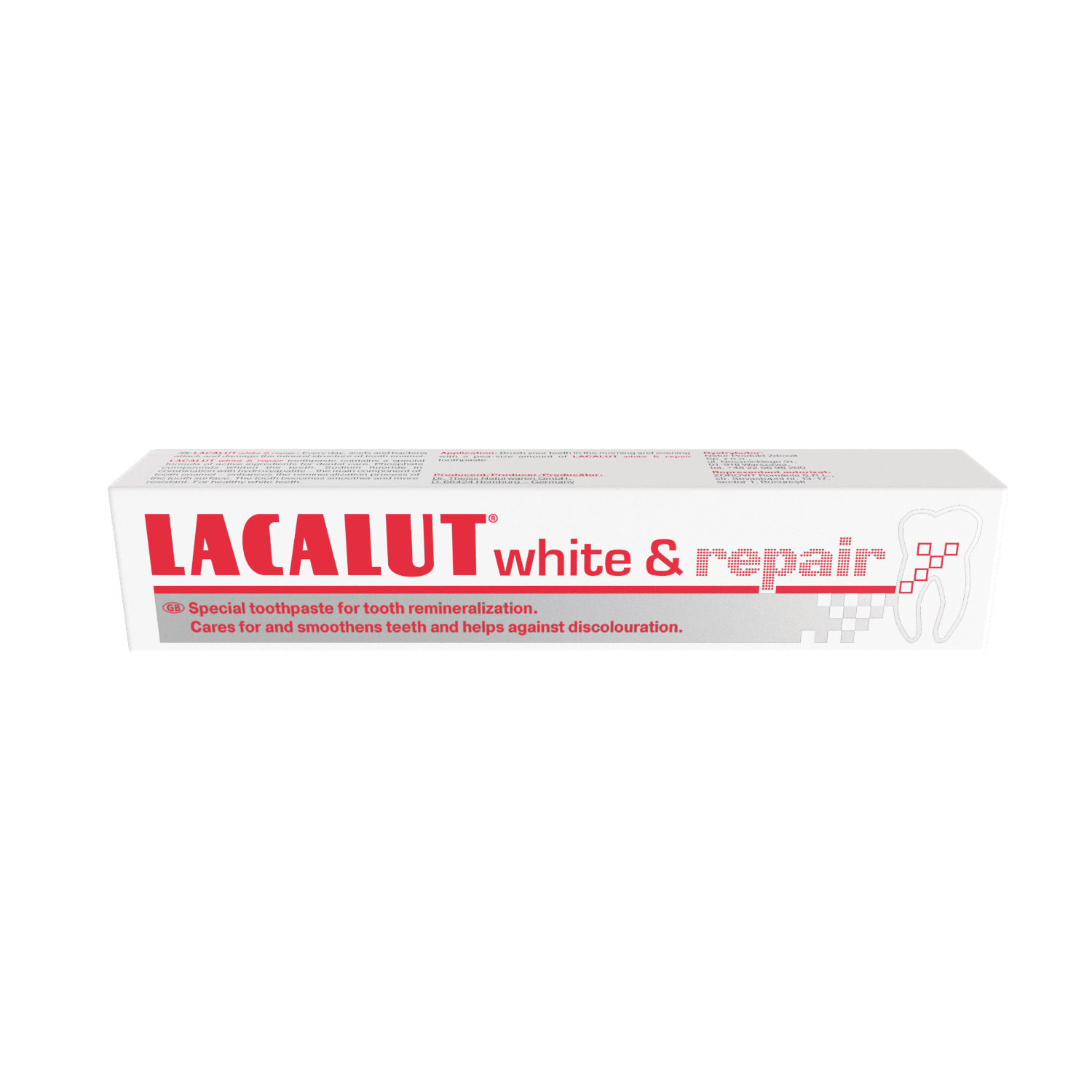 Lacalut White & Repair pasta do mycia zębów 75 ml