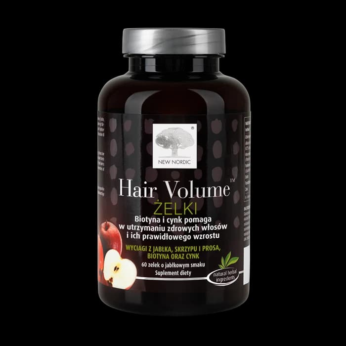 Hair Volume żelki o smaku jabłkowym 60 sztuk