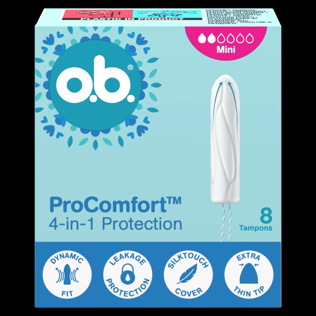 O.B. ProComfort Mini tampony 8 sztuk