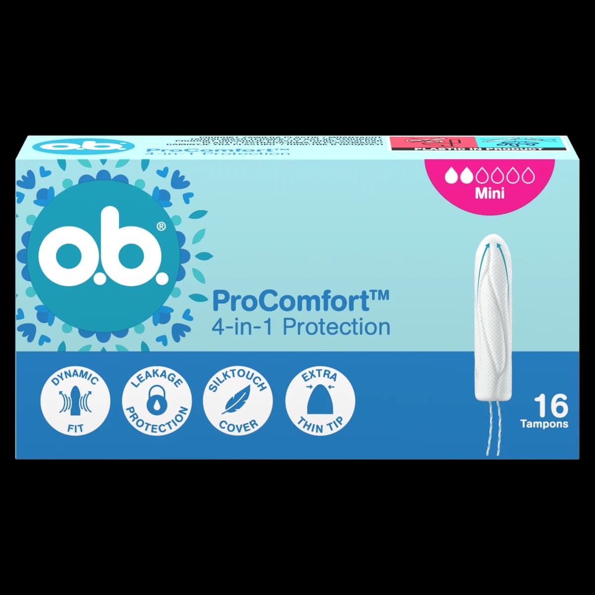 O.B. ProComfort Mini tampony 16 sztuk
