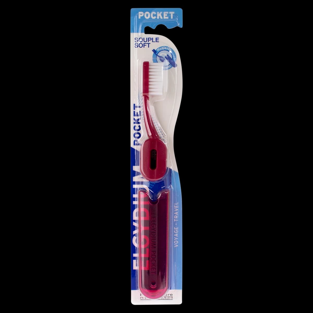 Elgydium Pocket Travel szczoteczka do zębów medium