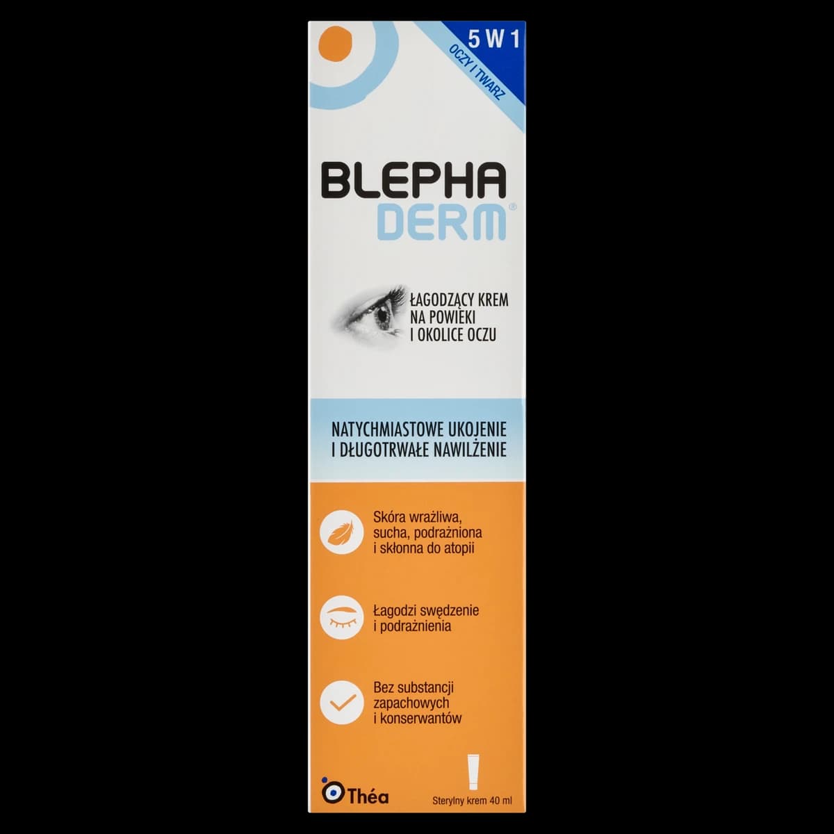 Blephaderm łagodzący krem na powieki i okolice oczu 5w1 40 ml