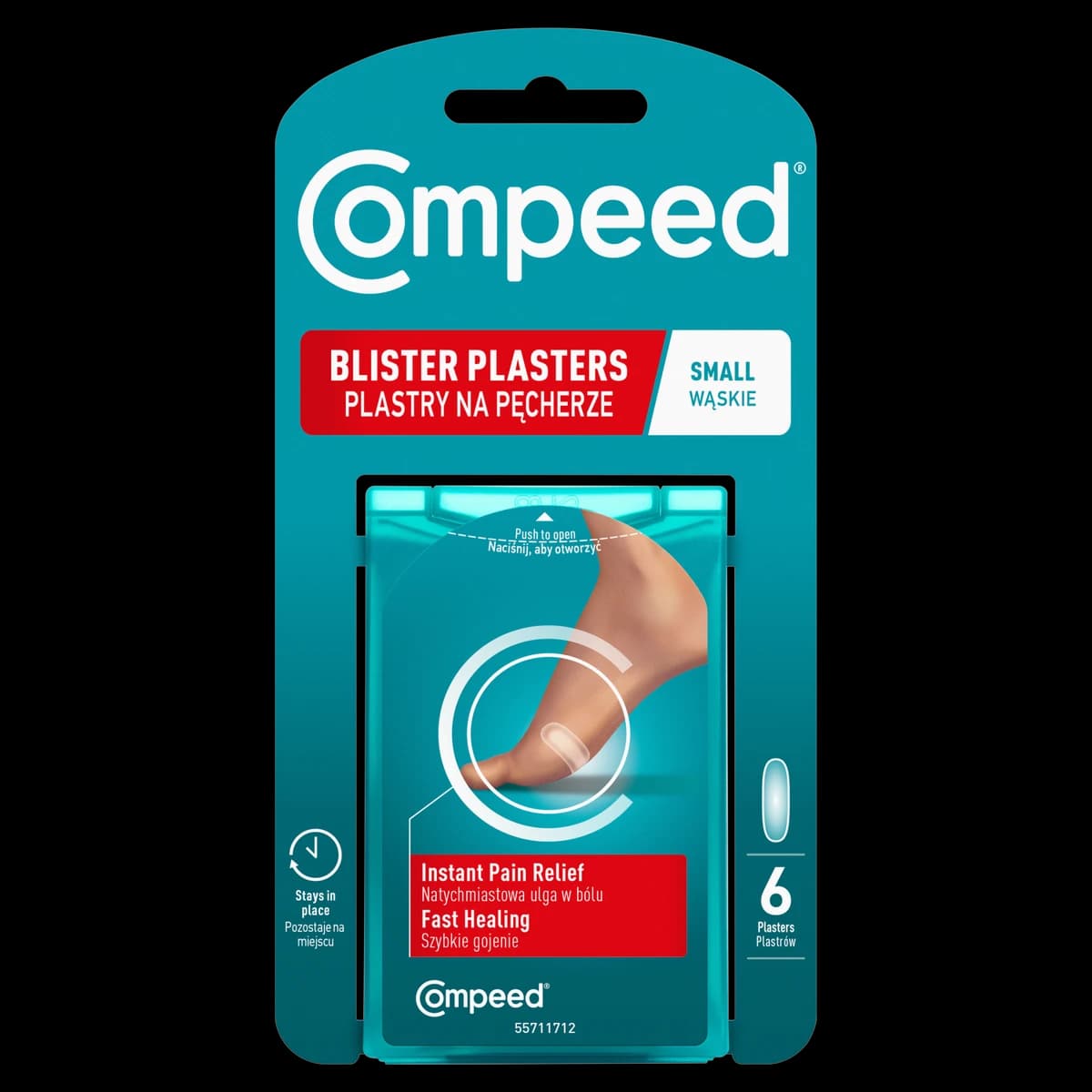 Compeed plastry na pęcherze wąskie 6 szt.