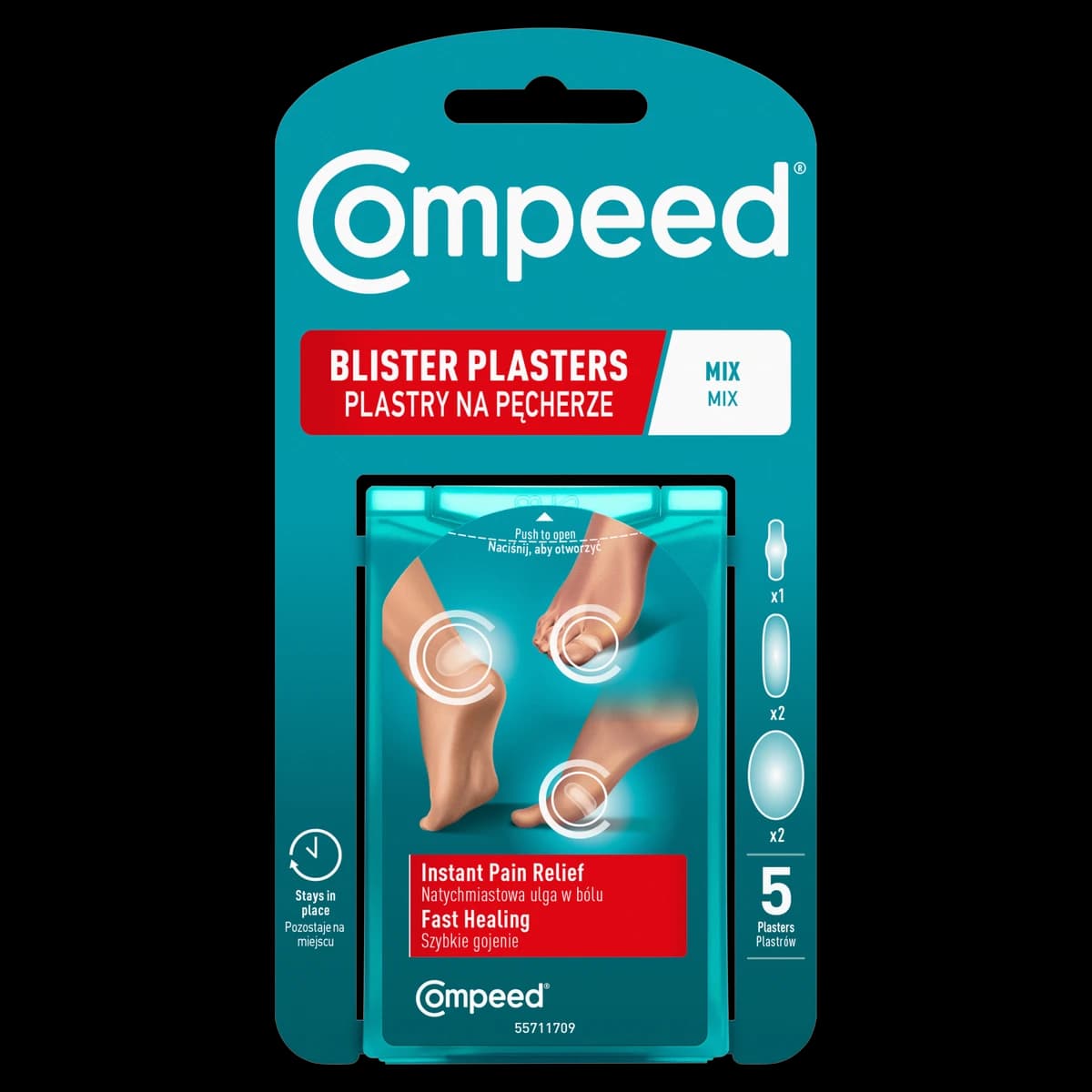 Compeed plastry na pęcherze mix 5 szt.
