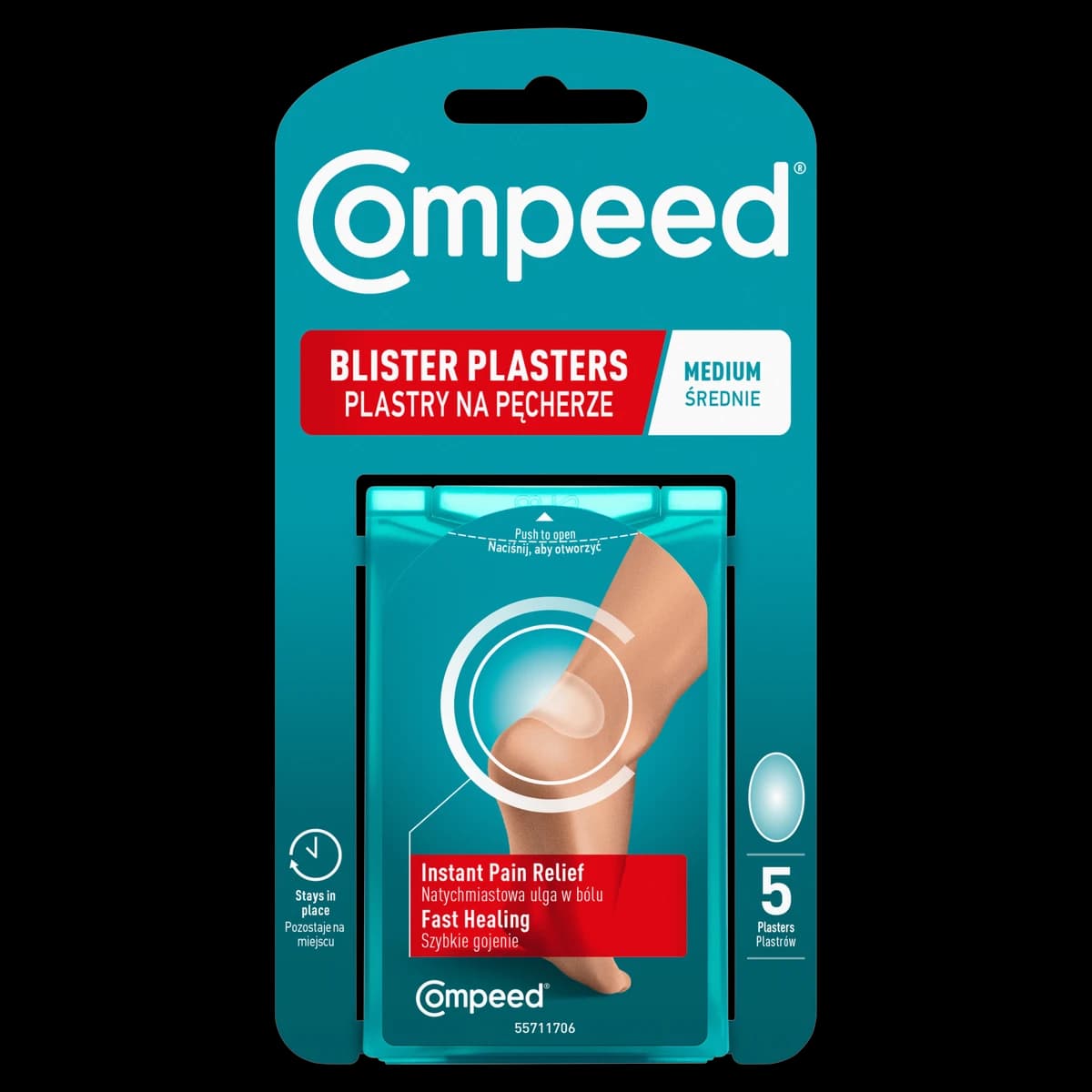 Compeed plastry na pęcherze średnie 5 szt.
