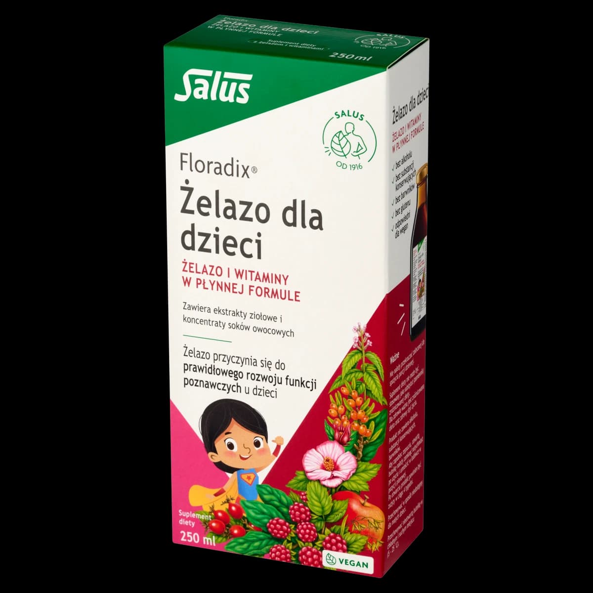 Floradix Żelazo dla dzieci płyn 250 ml
