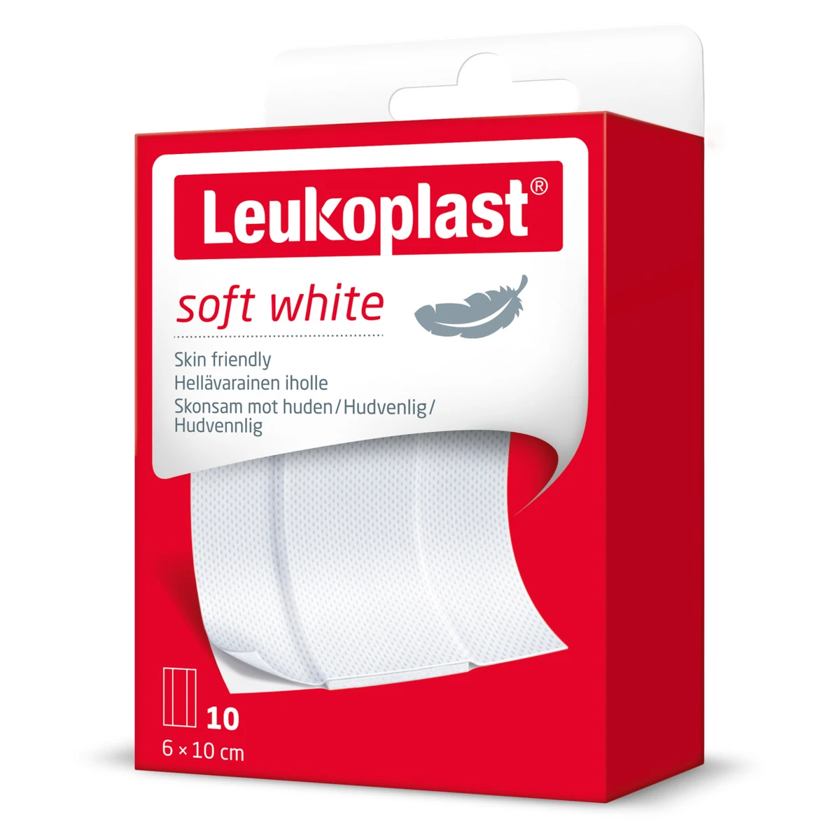 Leukoplast opatrunek 6 x 10 cm 10 sztuk