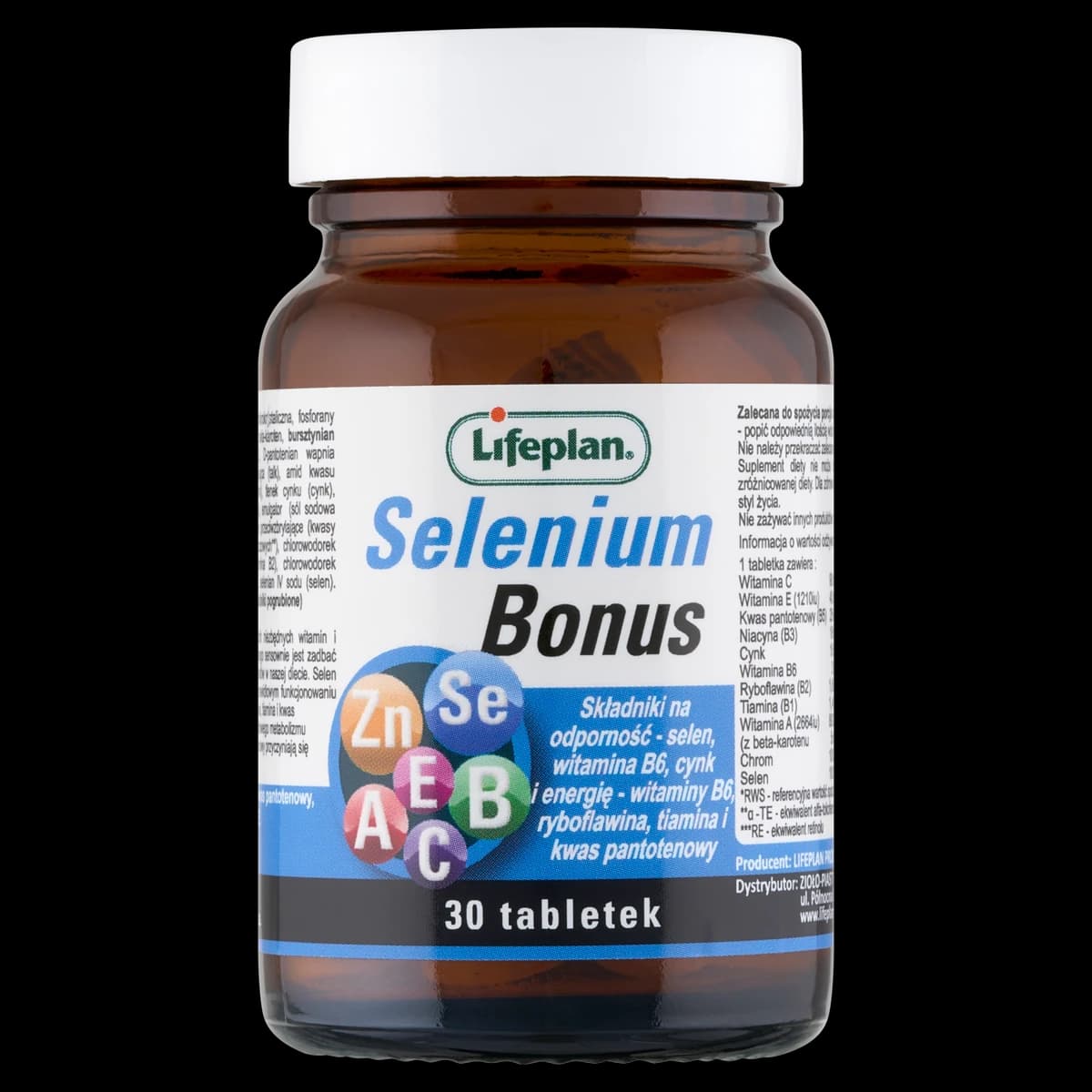 Lifeplan Selenium Bonus 30 tabletek