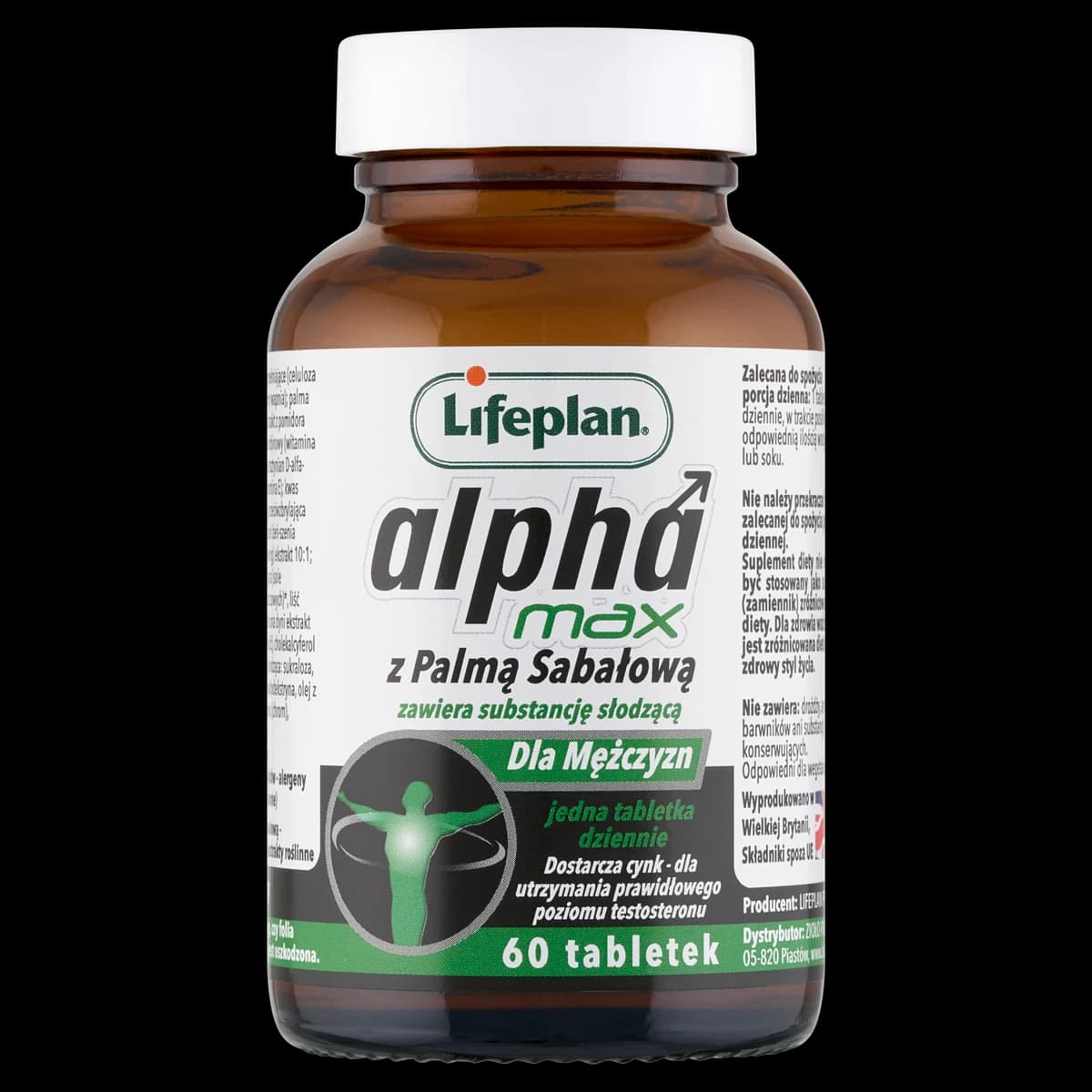 Lifeplan Alpha Max z palmą sabałową 60 tabletek