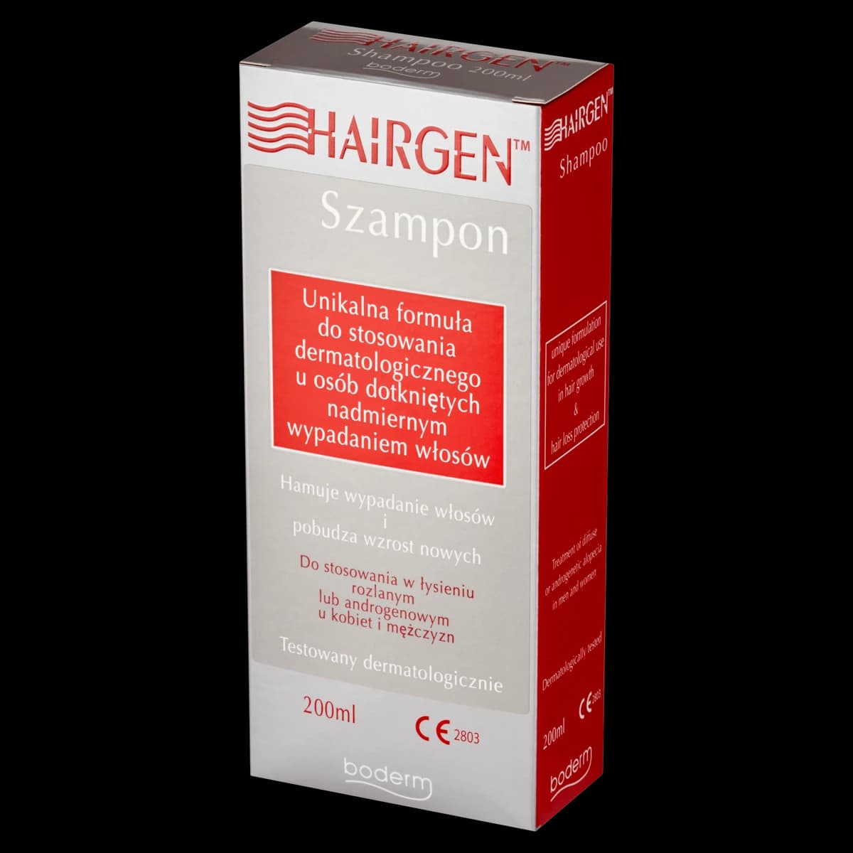 Hairgen Szampon przeciw wypadaniu włosów i łysieniu androgenowemu 200 ml