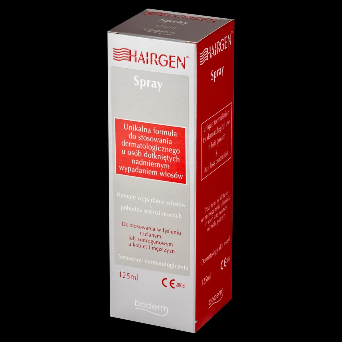 Hairgen Spray przeciw wypadaniu włosów i łysieniu androgenowemu 125 ml