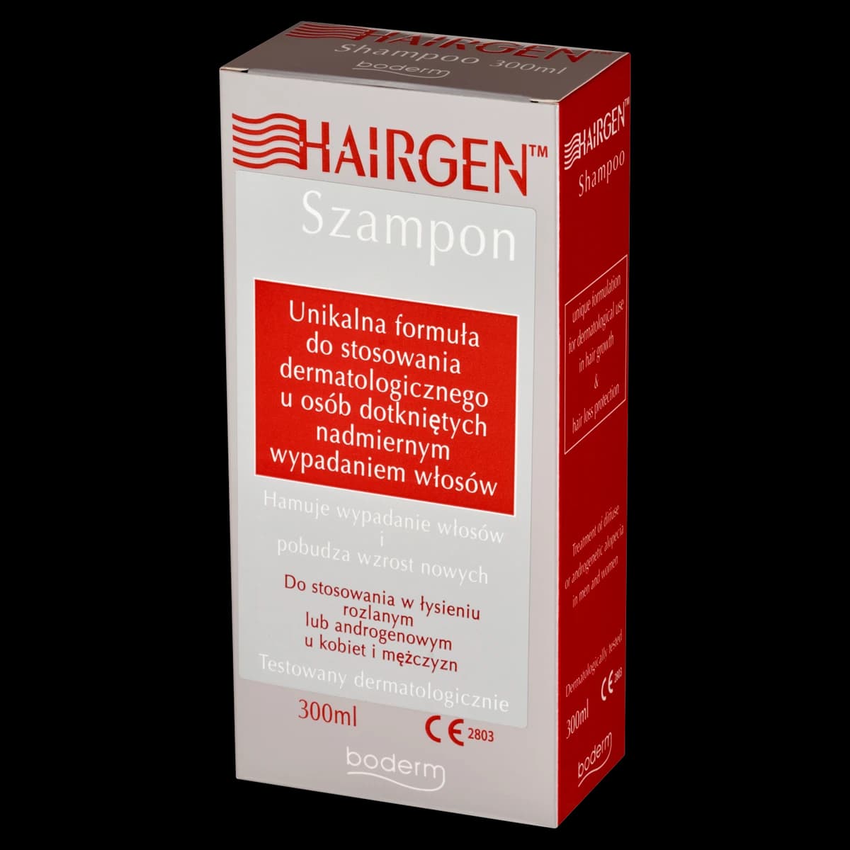 Hairgen Szampon przeciw wypadaniu włosów i łysieniu androgenowemu 300 ml