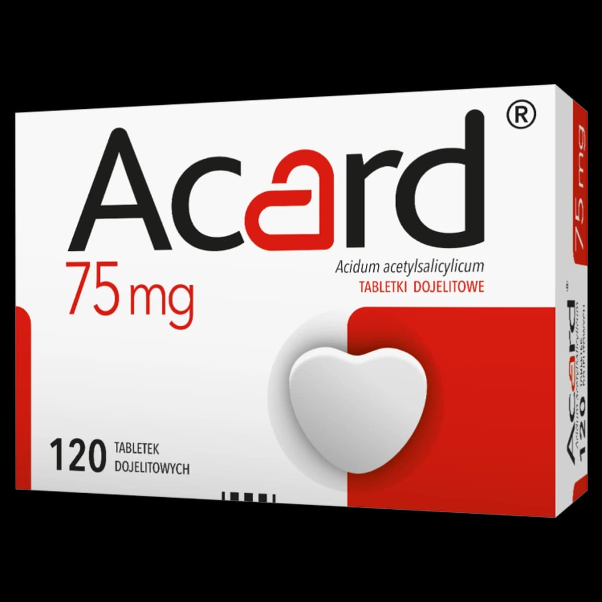 Acard 75 mg 120 tabletek dojelitowych