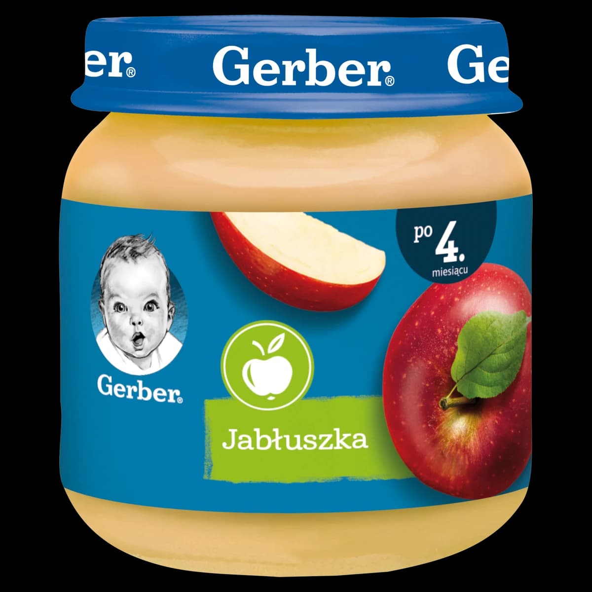 Gerber jabłuszka dla niemowląt po 4. miesiącu 125 g