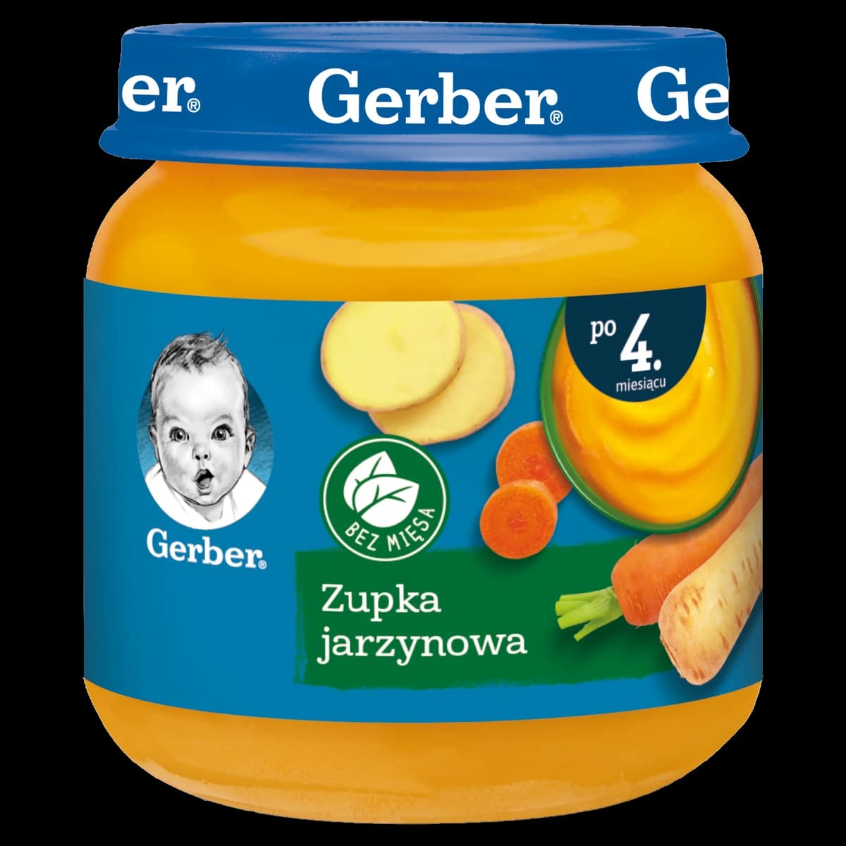 Gerber zupka jarzynowa dla niemowląt po 4. miesiącu 125 g