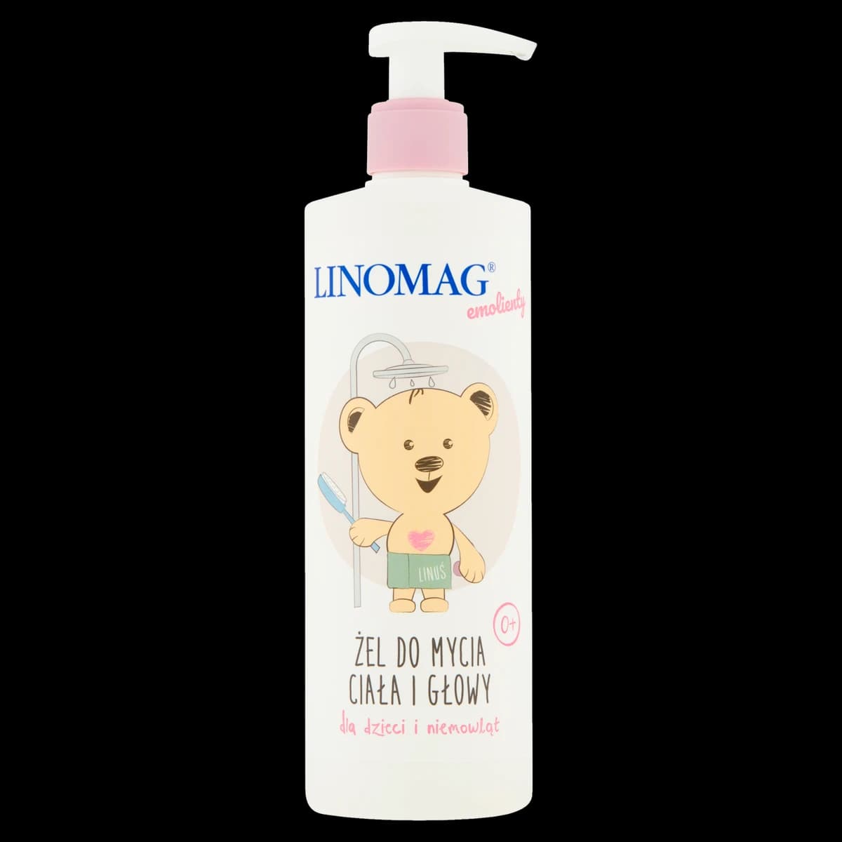 Linomag Emolienty Żel do mycia ciała i głowy dla dzieci i niemowląt 400 ml
