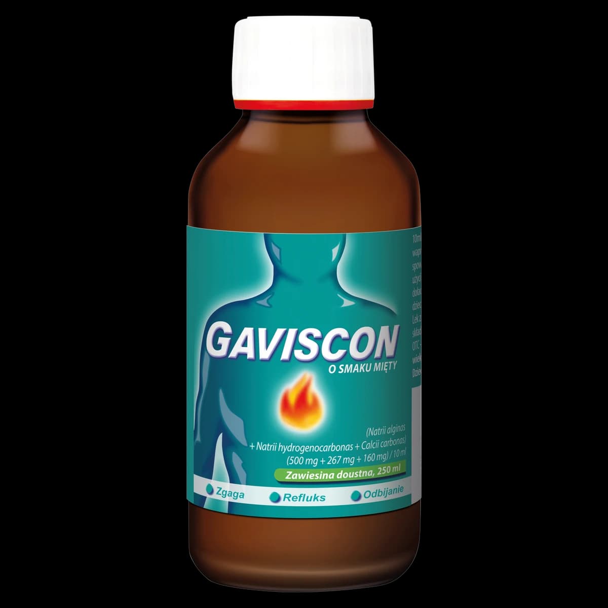 Gaviscon o smaku mięty 250 ml