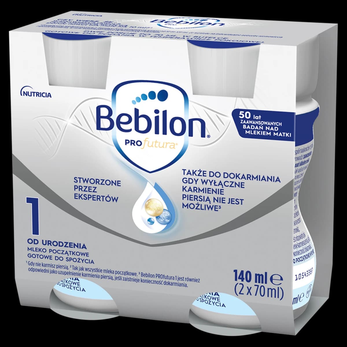Bebilon Profutura Duobiotik 1 Mleko początkowe od urodzenia 140 ml (2 x 70 ml)