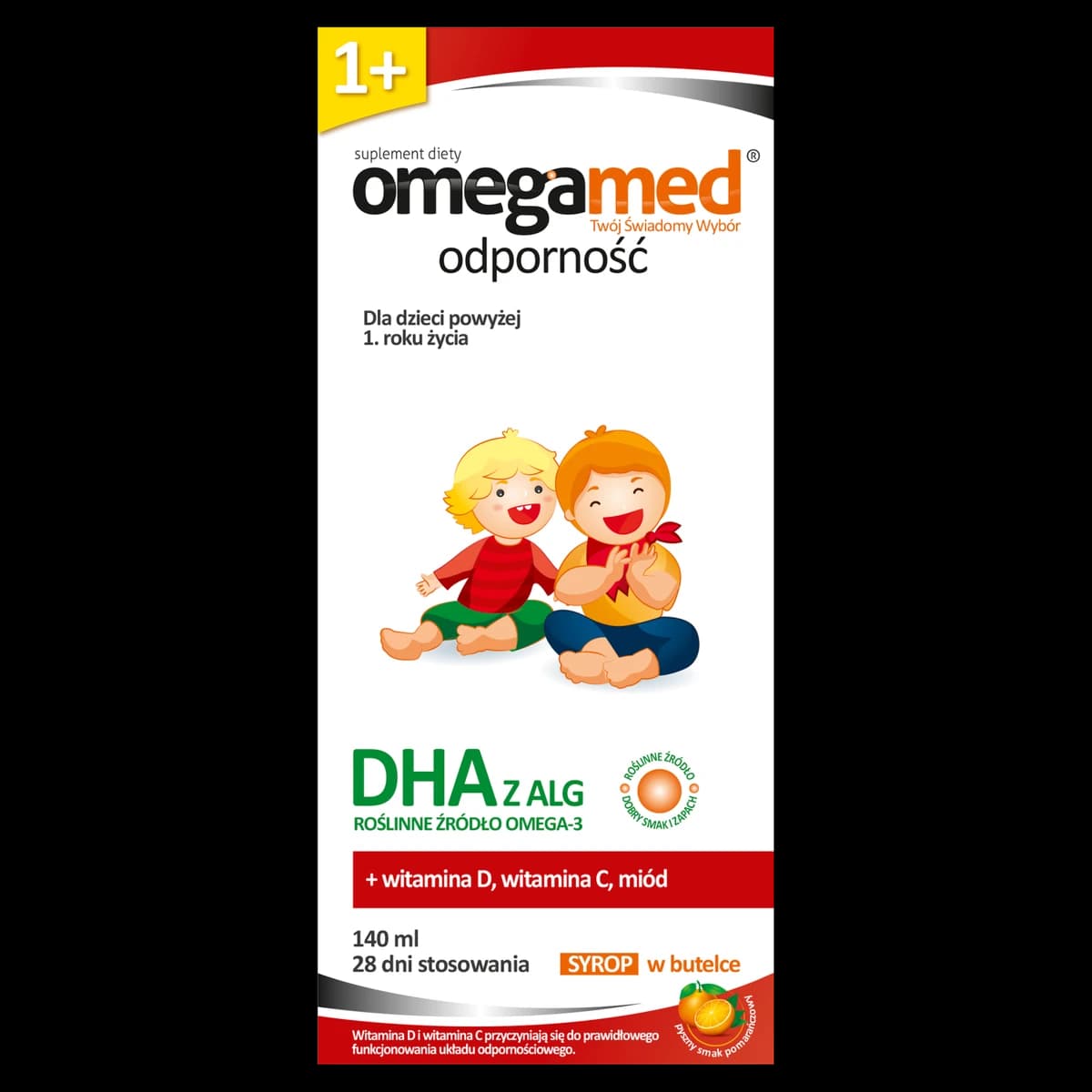 Omegamed Odporność 1+ syrop 140 ml