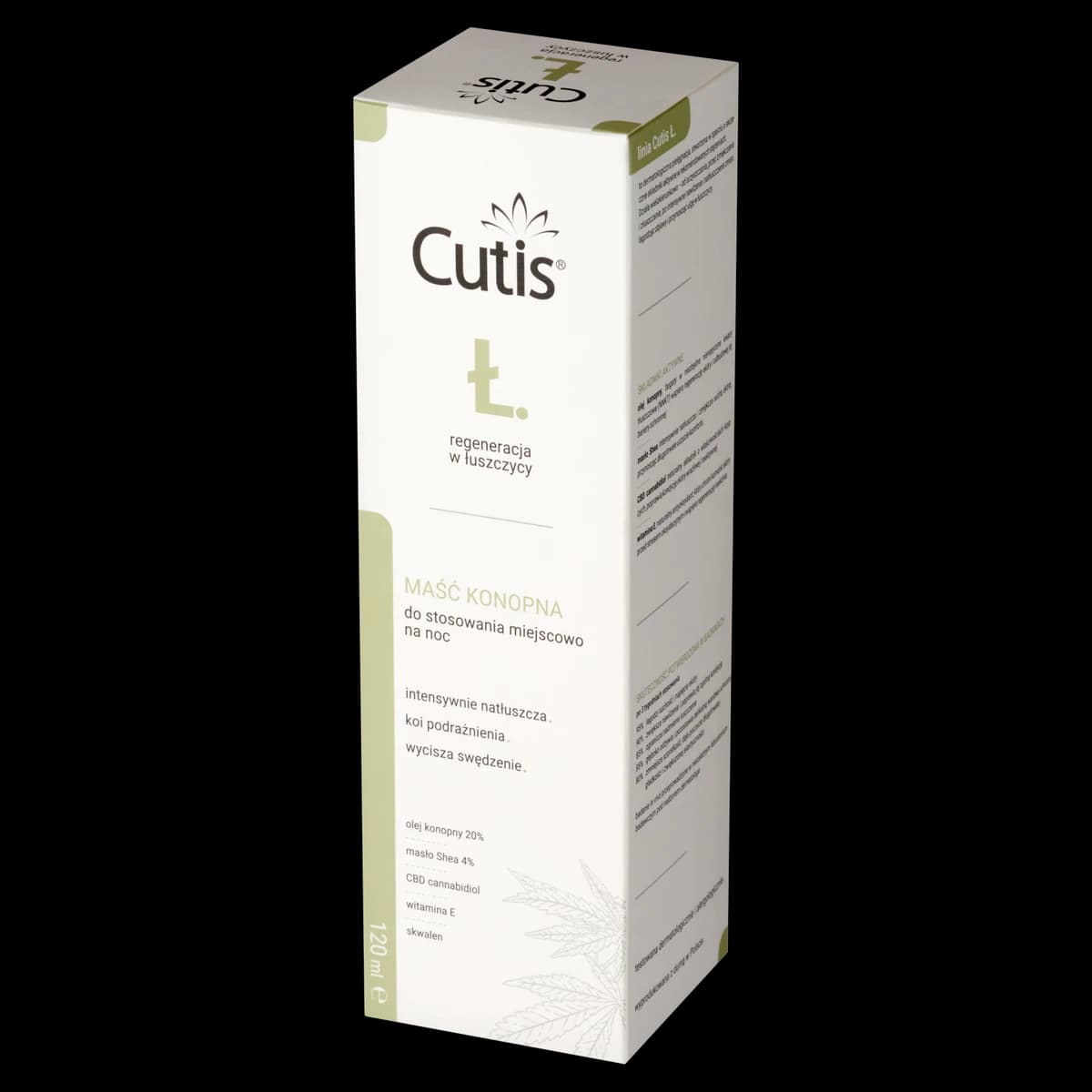 Cutis Ł-ŁUSZCZYCA maść konopna 20% + CBD 120 ml