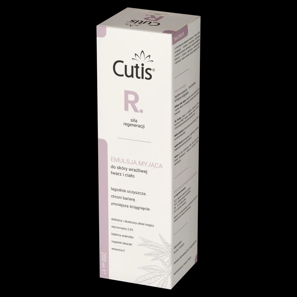 Cutis R-REGENERACJA emulsja myjąca do skóry wrażliwej - twarz i ciało 200 ml