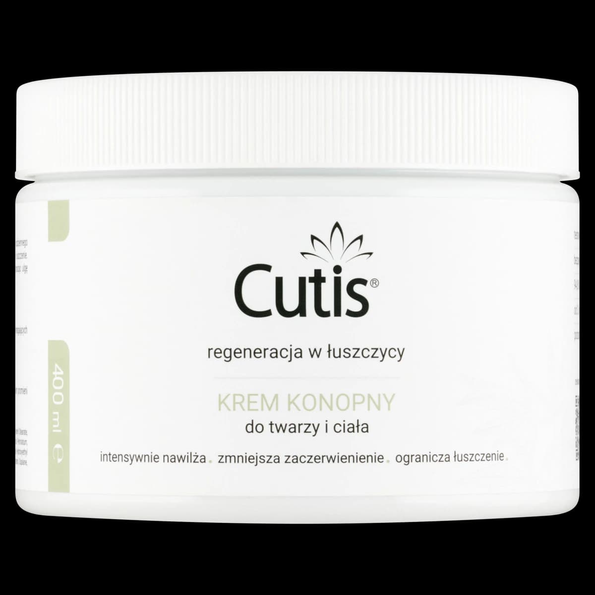 Cutis Ł-ŁUSZCZYCA krem konopny 20% + CBD 400 ml