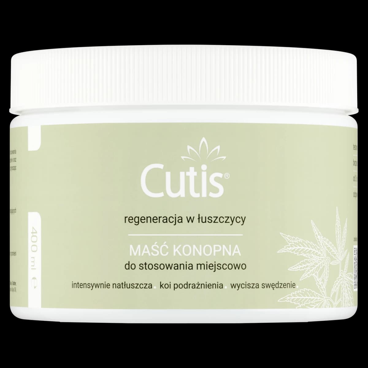 Cutis Ł-ŁUSZCZYCA maść konopna 20% + CBD 400 ml