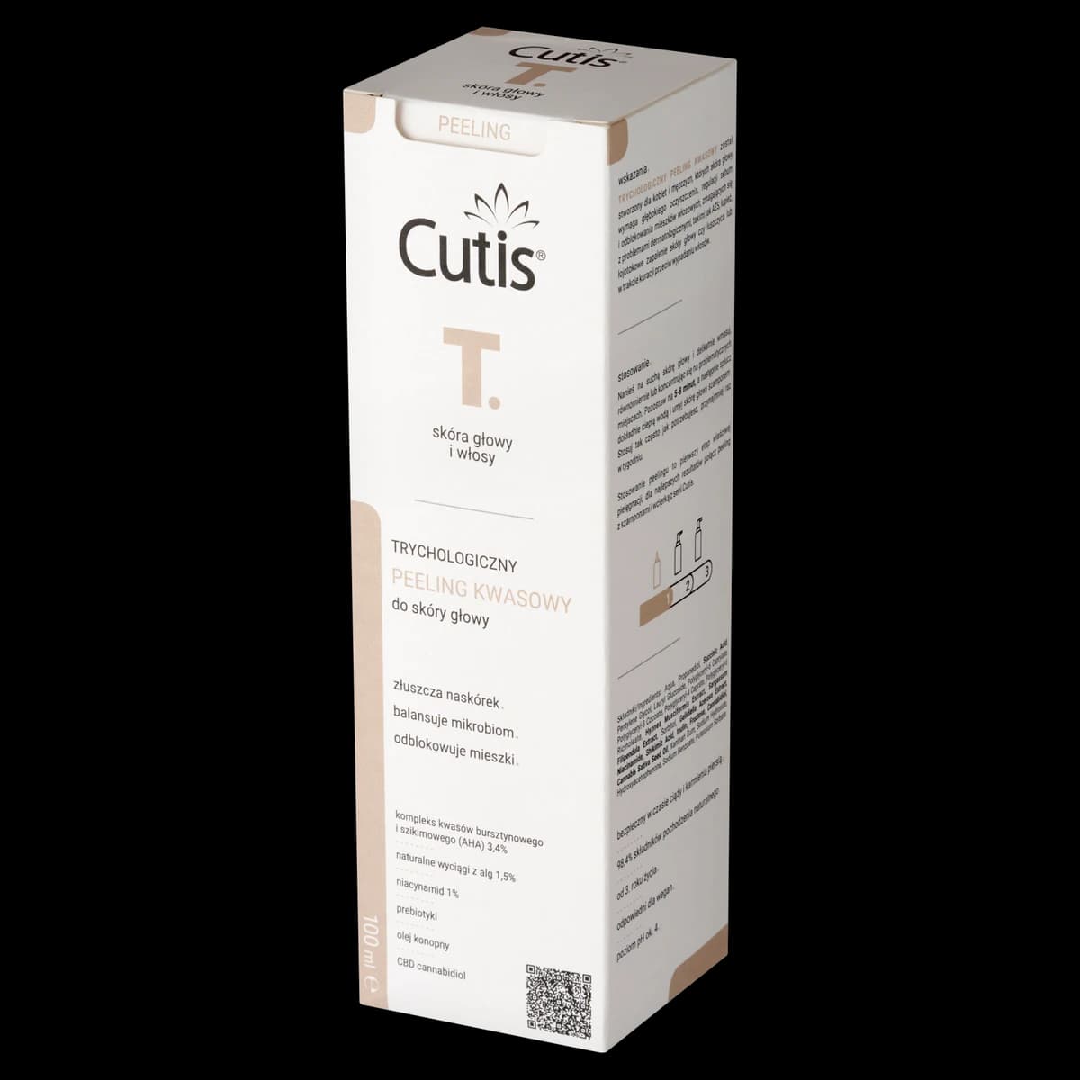 Cutis T-TRYCHOLOGICZNY PEELING kwasowy do skóry głowy 100 ml