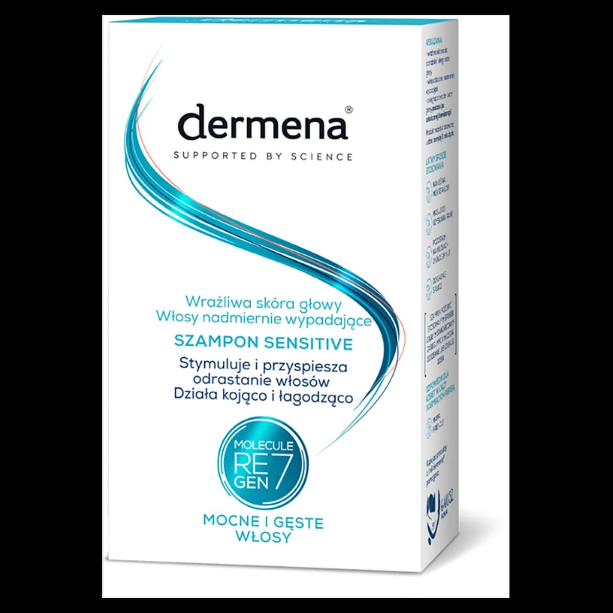 Dermena szampon sensitive wrażliwa skóra głowy włosy nadmiernie wypadające 200 ml