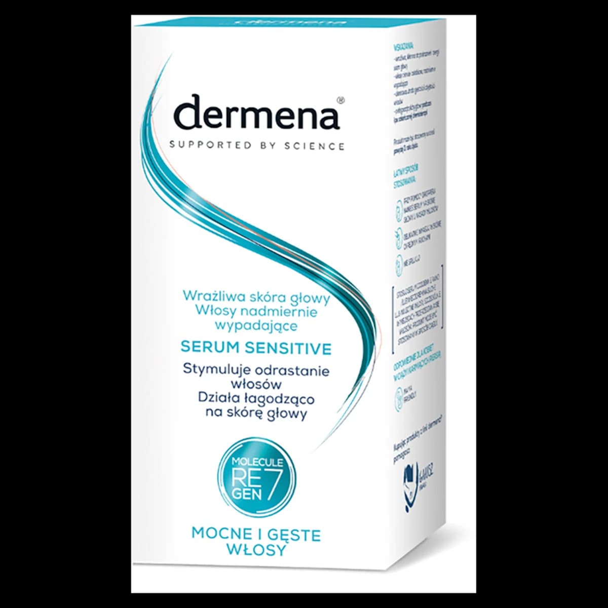 Dermena Sensitive Serum wrażliwa skóra głowy włosy nadmiernie wypadające 50 ml