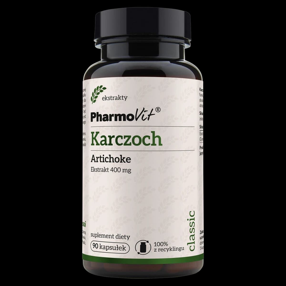 Pharmovit Karczoch Artichoke ekstrakt 400 mg 90 kapsułek