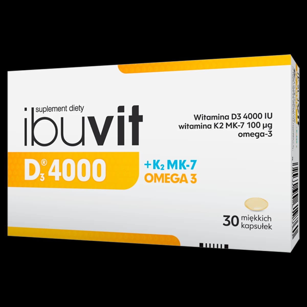 Ibuvit D3 4000 + K2 MK-7 Omega 3 x 30 kapsułek