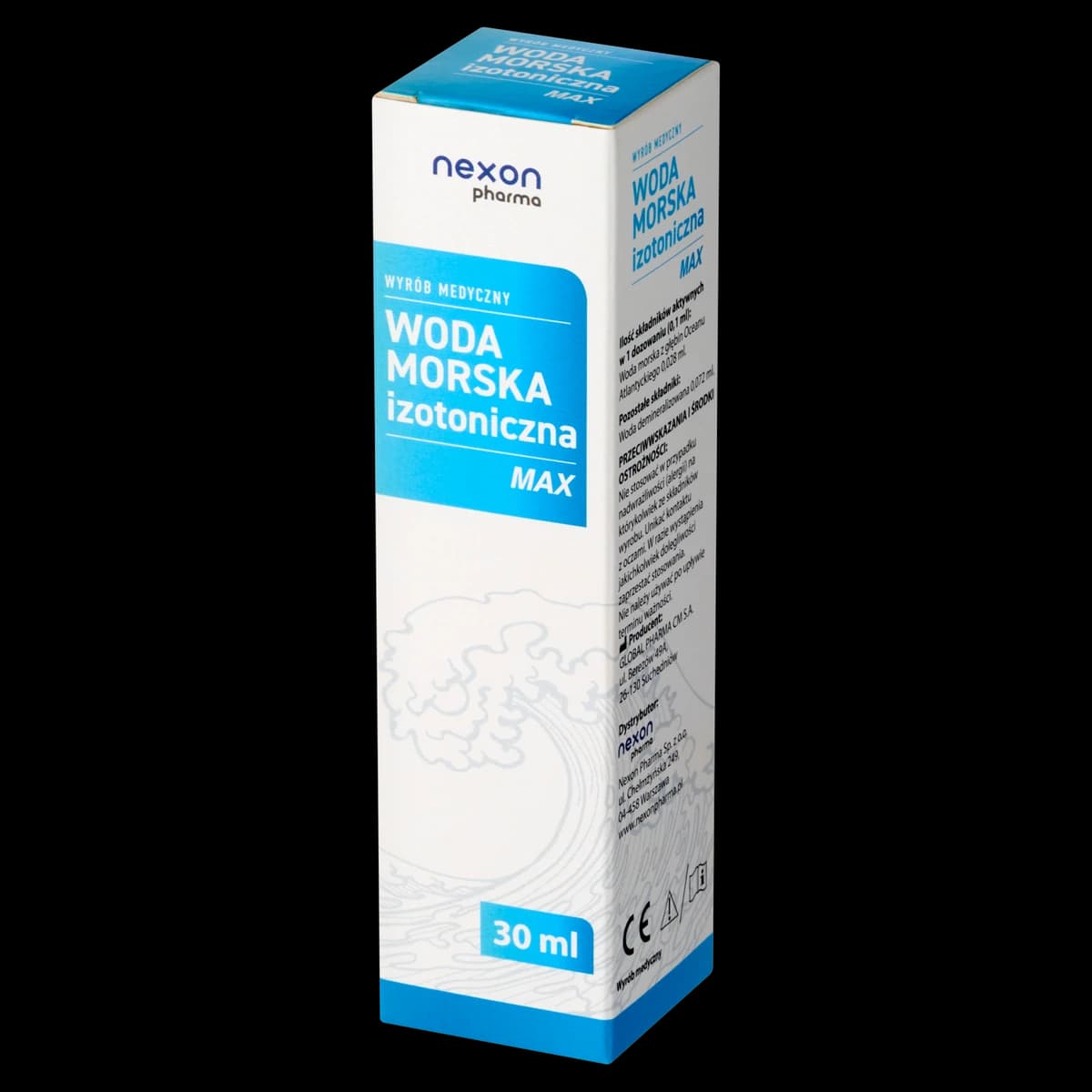 Woda morska izotoniczna Max spray do nosa 30 ml